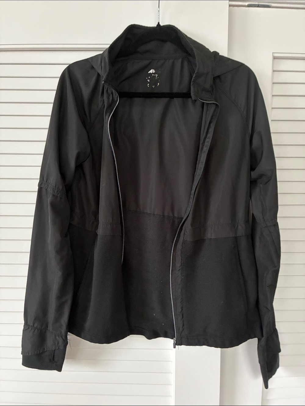 Black Women's Hooded Jacket
